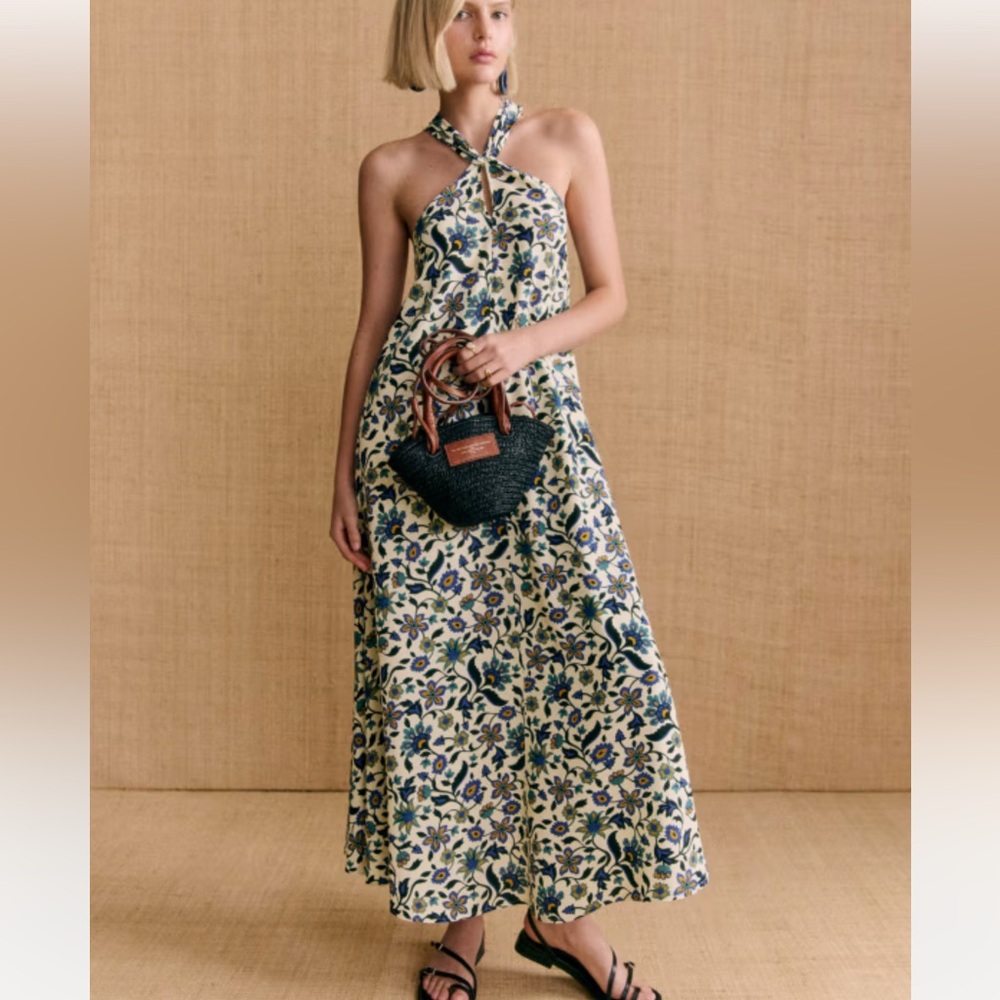 🍷☀️SÉZANE X MOMONÌ Rena Floral Maxi Dress